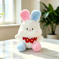 Fabrication sur mesure de jouets en peluche personnalisés en tissu peluche à poils courts avec détails de couture durables, 7 pouces, pour les prix de cinéma et d'arcade