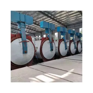 Autoclave automático Fabricantes de bloques de construcción de cemento de hormigón aireado 50-1000M3/Día Máquina AAC Línea de producción de bloques de ladrillo