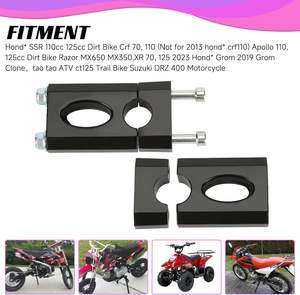 7/8 22mm vélo guidon pince de montage pour Coleman B <span class=keywords><strong>Apollo</strong></span> SSR <span class=keywords><strong>110</strong></span> 125cc <span class=keywords><strong>Dirt</strong></span> Pit Bike moto pièces Mini vélo guidon Risers - Product Image 5