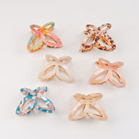 Magnifique Pince à Cheveux Papillon Faite à la Main pour Femme, Pince Requin Personnalisable avec Logo, Accessoire Cheveux pour Chignon ou Coiffure Arrière de la Tête