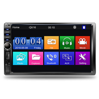Lecteur MP3 de voiture 7 pouces avec Bluetooth, FM, USB, AUX, Mirror Link, entrée caméra de recul, unité centrale d'origine OEM