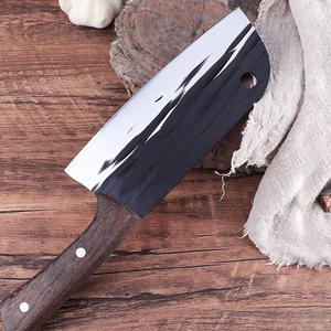 Couteau forgé martelé en acier inoxydable à haute teneur en carbone professionnel <span class=keywords><strong>boucherie</strong></span> couperets à viande cuisine couteau de boucher serbe - Product Image 5