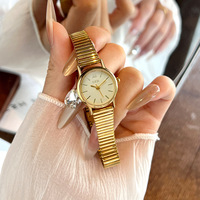 Reloj de Cuarzo Ovalado con Correa de Acero para Mujer, Elegante, Refinado, de Primera Calidad, con Puntero, Resistente al Agua 30M, Cristal Mineral, Versátil para el Tiempo Libre