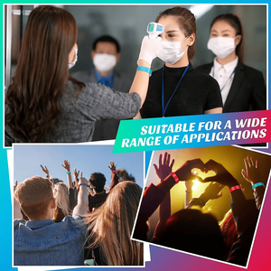 Tyvek Pulseras Antimanipulación, Bandas Impresas Personalizadas para Eventos, Pases Desechables Impermeables y Transpirables para Eventos Deportivos - Product Image 6