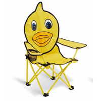 Hitree extérieur pas cher chaise de pêche enfants dessin animé chaise portable pliante image personnalisée bel animal imprimé chaise de camping