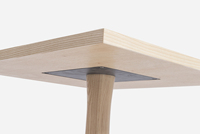 Prix bon marché Table carrée de salon de style moderne Table à manger en bois massif de restaurant Petite table basse