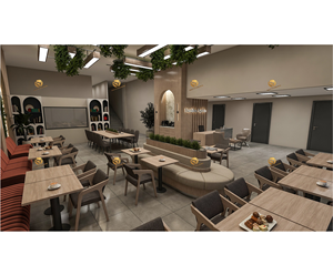 Muebles de Hostelería Personalizados para Restaurante, Mesa y Silla de Madera para Cafetería, Muebles Contemporáneos para Restaurante - Product Image 1