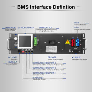 BMS de Equilibrio Activo Estable de 45S 144V 125A, Confiable para Almacenamiento de Energía Industrial y Comercial BESS - Product Image 4
