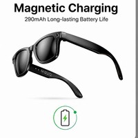 Lunettes caméra POV W610 – Enregistrement vidéo 4K en vue à la première personne, lunettes intelligentes avec IA, verres photochromiques, guide audio IA