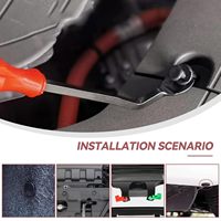 Assortiment de 620 attaches et clips de fixation pour voiture - Rivets de pare-chocs et de garde-boue en nylon aux tailles les plus populaires avec 10 serre-câbles