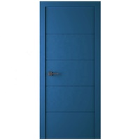 Porte en MDF avec revêtement en membrane PVC, portes intérieures pour appartements, modèles de portes simples en bois