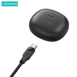 USAMS 2023 terbaru earbud BT nirkabel True Stereo headphone tahan air In Ear Headset TWS earphone