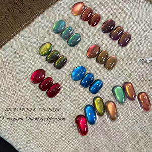 Gel à ongles effet œil de chat 36 couleurs 15ml sans TPO ni HEMA avec présentoir magnétique, à retirer par trempage UV LED, logo personnalisé, vernis gel professionnel pour salon - Product Image 5