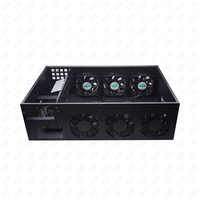 8 Gpu Pc Server case with 55mm Spacing Gpu case Motherboard External Graphics Card case Using at Home