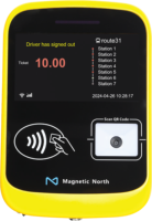 Terminal de Validación de Billetes M10P, Terminal POS con WiFi 3G/4G, GPS, Lector de Tarjetas con Código QR y NFC, Funciones de Venta de Billetes Electrónicos
