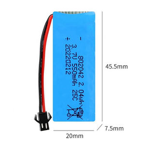 הספק גבוה <span class=keywords><strong>802042</strong></span> 25c 500mah 550mah 2.04wh <span class=keywords><strong>3.7v</strong></span> נ נ "ט li-פולימר חבילה הסוללה rc צעצועים - Product Image 2