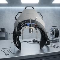 Máquina de Soldadura Orbital Automática TIG para Todas las Posiciones, para Tuberías de Acero Inoxidable y Acero al Carbono de Gran Diámetro, 60-355 mm