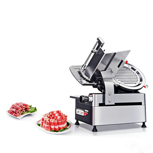 Trancheuse à <span class=keywords><strong>jambon</strong></span> commerciale industrielle lourde, entièrement automatique, pour fondue, trancheuse à viande fine, machine à trancher - Product Image 4