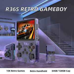F Système Linux Open Source Console de jeu vidéo portable rétro portable R36S Capacité 64GB/128GB Wi-Fi 20000 + Jeux Pocket Gameboy - Product Image 2