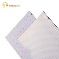 PCB de doble cara de alta calidad con iluminación LED Fabricante chino profesional Aluminio y material de base de FR-4 Serigrafía blanca