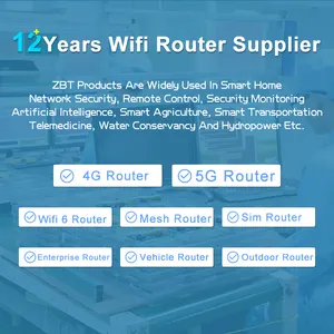 ZBT Z5001AX più recente porta Gigabit 5G Router 512MB 2 t2r 3000Mbps 5G WiFi6 Mesh Router per tutti i vettori