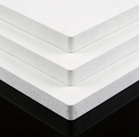 Panneau en mousse PVC blanc imperméable de 4x8 pieds, en matériau écologique, épaisseurs 4mm et 6mm, pour panneaux d'affichage et accessoires