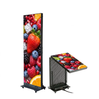 Schermo LED P2.5 Pieghevole per Interni con Controllo WiFi, Display a Poster LED Pieghevole per Negozi al Dettaglio