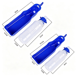 250ML 500ML Portable Cat Pet <b>Dog</b> Collapsible Travel Water <b>Bottle</b> for Walking Outdoor Water Dispenser With Hook Design - Product Image 4