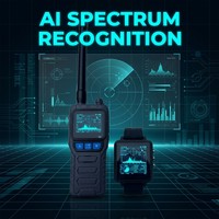 Système de détection multi-bandes pour talkie-walkie, portée de 1,5 km, scanner de signal RF portable pour la protection des prisons et des VIP
