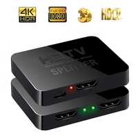 4K HDMI dağıtıcı 1X2 1 2 4 out 4K3 0HZ HDMI dağıtıcı 1X4 4 limanlar PS5 PS4 Xbox için HDMI Hub tekrarlayıcı amplifikatör Apple TV PC