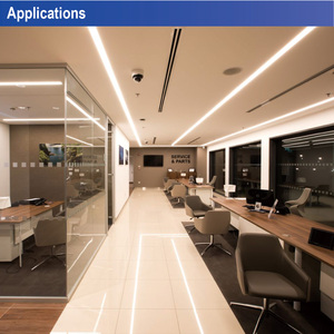 Tuyến tính LED ánh sáng Trần tuyến tính ánh sáng nội thất sét treo Led Mặt dây chuyền cho văn phòng hiệu quả phát sáng cao 40 Wát 4ft 80 - Product Image 5