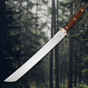Cuchillo de Supervivencia Samurai Lord, Hoja de Acero Inoxidable Personalizable, Mango de Madera con Diseño de Dragón, para Caza, Uso Industrial, OEM Disponible - Product Image 5