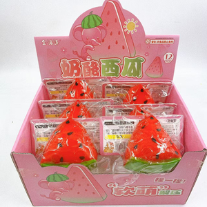 Pelota Antiestrés Promocional de TPR con Forma de Sandía, Juguete Blandito de Harina con Diseño de Fruta, Caja de Bolas para Aliviar el Estrés, Muñeco de Simulación para Descompresión - Product Image 3