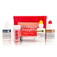 Kit de Prueba de Oxígeno Disuelto 2-10mg/L, Medidor Portátil de OD para Acuicultura y Aguas Residuales, 120 Pruebas, Certificado CE/MSDS