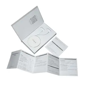 Logo personnalisé Pliable Téléphone Portable USB Câble Ligne de Données Casque Écouteur Boîtes D'emballage Avec Inserts