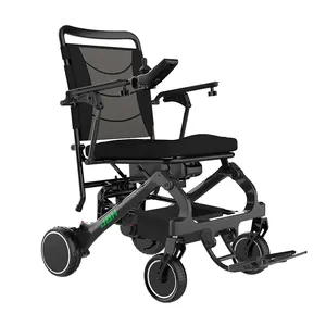 Fauteuil roulant électrique léger portable en fibre de carbone 2023