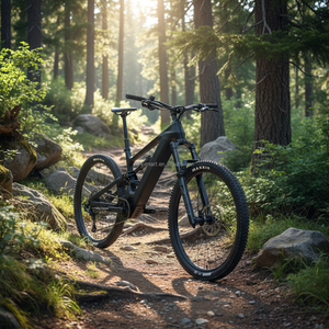 Nueva Bicicleta <span class=keywords><strong>Eléctrica</strong></span> de Carbono <span class=keywords><strong>MTB</strong></span> 48V 960Wh Doble Suspensión para Hombres con Motor Bafang M560 de 250W 500W y 29 Pulgadas - Product Image 2