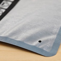 Sac à vêtements en tissu non tissé PE mat avec trou de suspension pour sous-vêtements, sac en plastique laminé à trois côtés avec impression en gravure