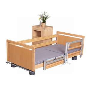 Venta al por mayor de camas de enfermería para el hogar con orinal ABS cama de <span class=keywords><strong>hospital</strong></span> de enfermería telescópica tablero de mesa de comedor grueso - Product Image 2