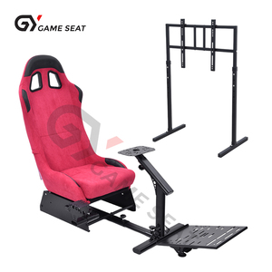 GY036-2 Silla De Videojuego De Carreras, Controlador De Volante Y Pedal Para PS5 Logitech Thrustmaster Fanatec, Asiento Sim - Product Image 1