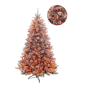 Arbre artificiel coloré, arbre rose, matériau PVC robuste et flexible, pour un aspect plus fourré, jolis arbres de Noël - Product Image 4