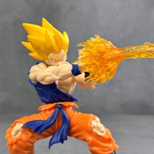 Nueva Figura de Acción Coleccionable de Goku con Efecto de Luz Nocturna, Modelo de PVC con Daños de Batalla y Kamehameha, Accesorios de Anime, Decoración - Product Image 4
