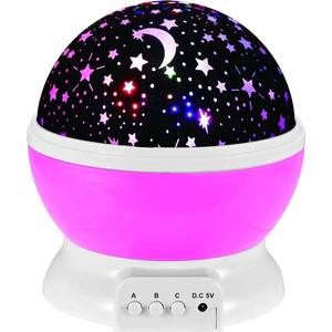 Lámpara de proyector LED de 360 grados, romántica, giratoria, cosmos, luna, estrella, cielo, luz nocturna - Product Image 1
