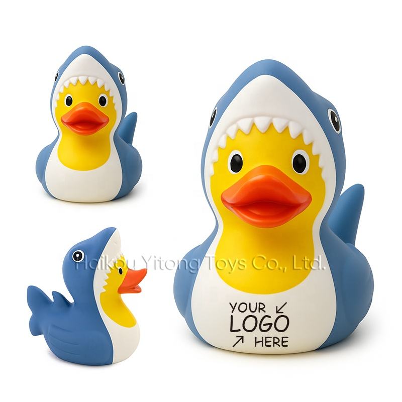Haz que la hora del baño sea divertida con tiburón juguete goma