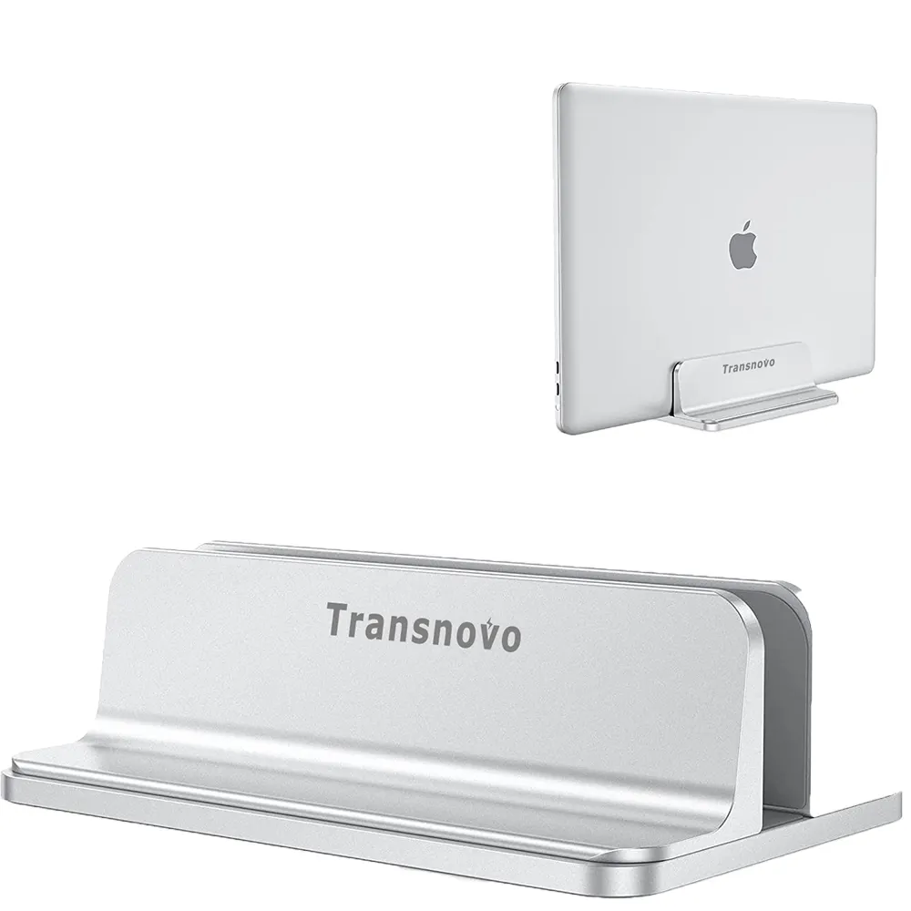 TRANS NOVO Hochwertiger Silikon-Laptopst änder aus Aluminium legierung Mac Book Dock Desktop-Zubehör Vertikaler Halter für das Home Office