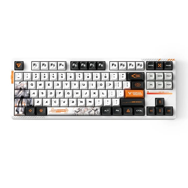 Factory Wholesale ATK V87 PRO Wireless Mechanical Gaming Keyboard  2.4G Type C Tri-mode Custom Mechanical Keyboard