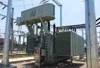 Düşük Kayıplı 3 Fazlı 220kV Yağlı Tip Ana Güç Trafosu 40MVA 50MVA 63MVA ONAF Soğutmalı Enerji İletim İstasyonu için