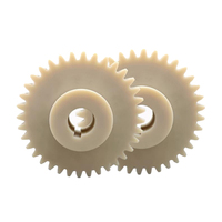 Engrenage droit en nylon usiné CNC, pièces personnalisées en plastique, plans et dessins techniques, composants d'ingénierie, fabricant de pièces cylindriques