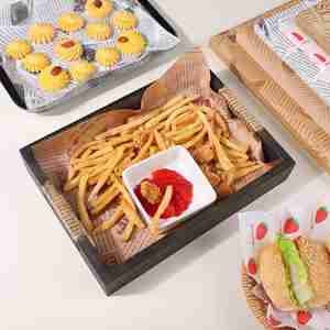 Papel para Hamburguesas Impreso Personalizado, Recubierto, de Grado Alimenticio, Resistente a la Grasa, Apto para Microondas, para Llevar, Panadería, Pizza, Aperitivos, Empaquetado al por Mayor - Product Image 2