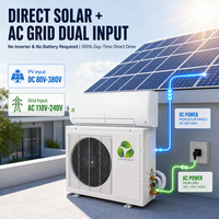 T3 9000BTU 12000BTU 18000BTU 24000BTU Solar ACD Hibrit Solar Klima Sistemleri Wifi R32 Ünitesi